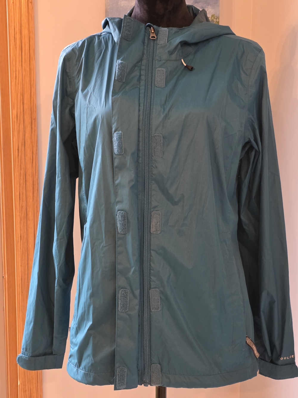 Boulder Gear Stratus Rain Jacket in a Deep Lagoon Teal/Turquoise -Women's Large - Picture 4 of 12